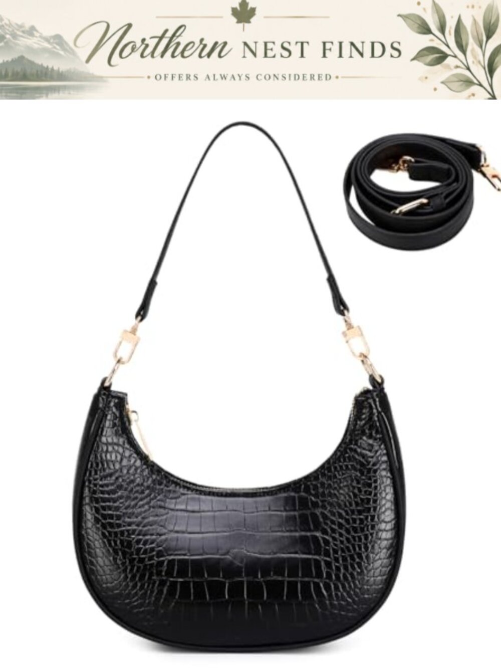 PU Leather Small Shoulder Bag Y2K Crossbody Handbag